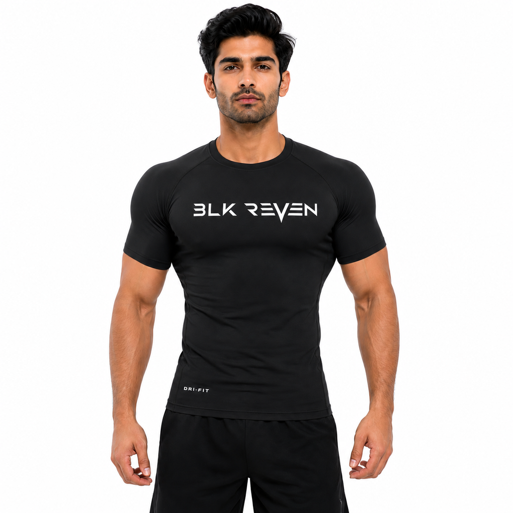 BLK REVEN Dri-Fit Compression T-Shirt