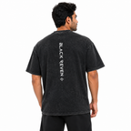 Blacked Stone Wash Men Oversized T-Shirt