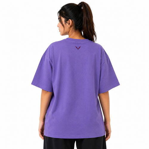 FOUNDATION OVERSIZED T-SHIRT - LAVENDER