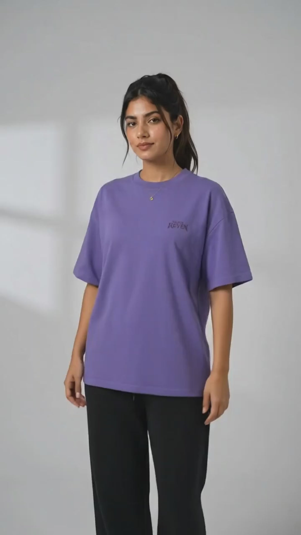 Foundation Oversized T-Shirt - Lavender